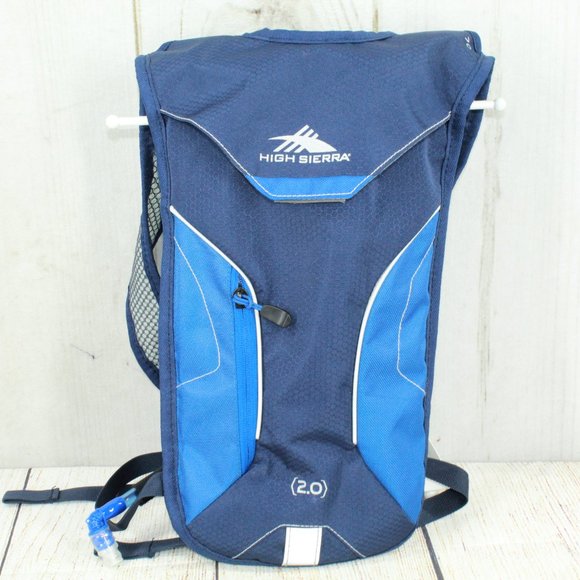 High Sierra Hydrahike 2.0 Blue Lightweight Hiking Hydration Water Pack Backpack - Picture 2 of 12